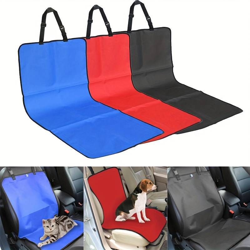 2025 New Waterproof ScratchProof Non-Slip Pet Carrier Mat Dog Car Seat Cover Pet Hammock Trunk Rear Back Seat Pet Travel Car Protector Mat Accessories