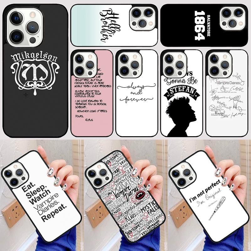 The Originals Vampire Diaries Phone Case Back Cover for IPhone 18 17 Air 16 15 14 13 11 12 Pro Max Plus Fundas Coque