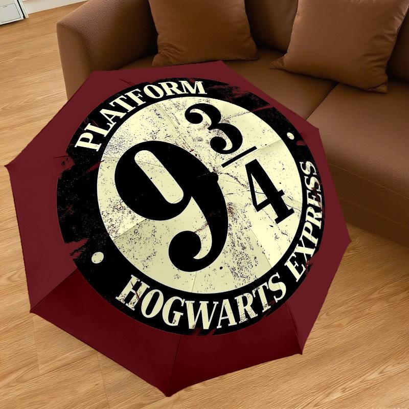 1PC Platform 9 3/4 Umbrella-8-Rib Reinforced, Automatic Open, Lightweight & Durable, Cute Fashion Accessory for Outdoor, D2628
