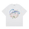 Casablanca Streetwear T-Shirt Men Women Loose Fit Short Sleeve Casual Tee High Street Style