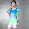 Quick Dry Short Sleeve Sport Shirt Set Men Women Badminton Table Tennis Volleyball