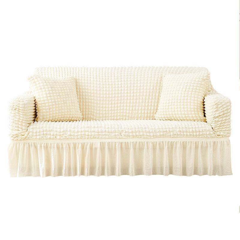 Seersucker Sofabezug All-Inclusive Universal Universal Stretch Sofabezug Bezugsstoff