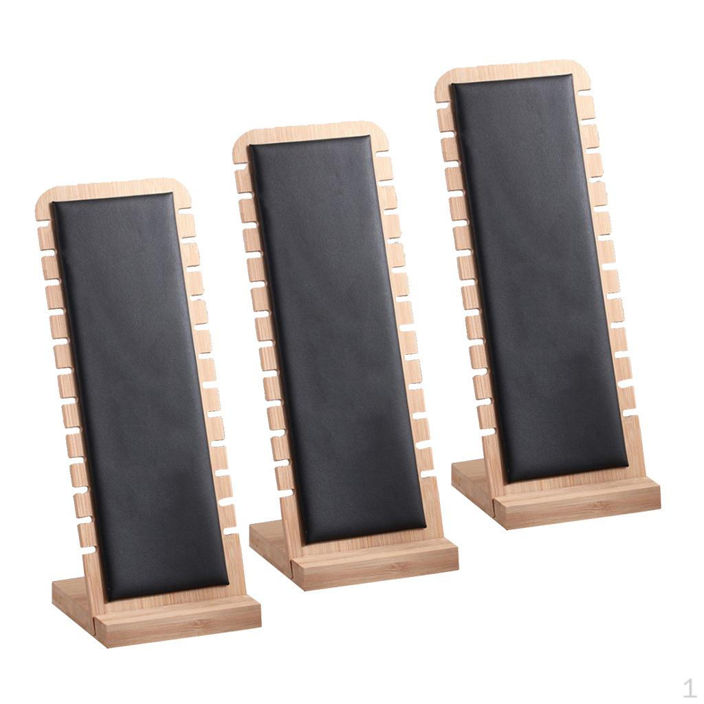 3 Pieces Necklaces Jewelry Stand Holder for Store Counter