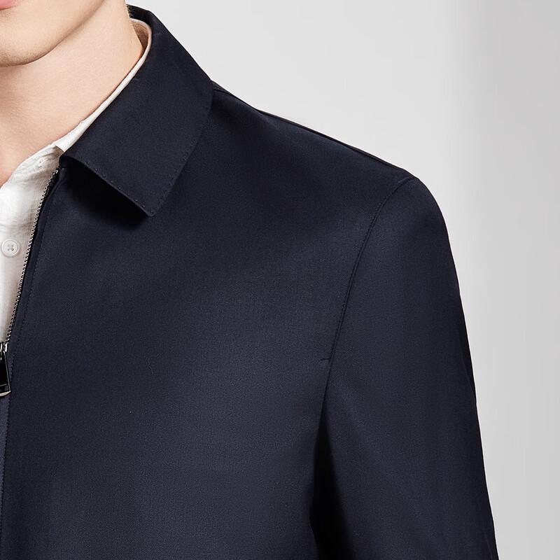 Antonio Silk & Wool Blend Light Business Lapel Jacket
