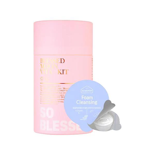 BLESSED MOON Clean Kit 2ml X 31 Pcs / Deep Cleansing, Revitalizing, Nourishing, Moisturizing, Korean Cosmetics, Kbeauty