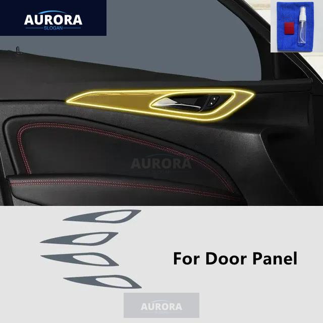 For OPEL IGNIA 17-22 Car Interior Center Console Transparent TPU Protective Film Anti-scratch Repair Film Accessories Refit