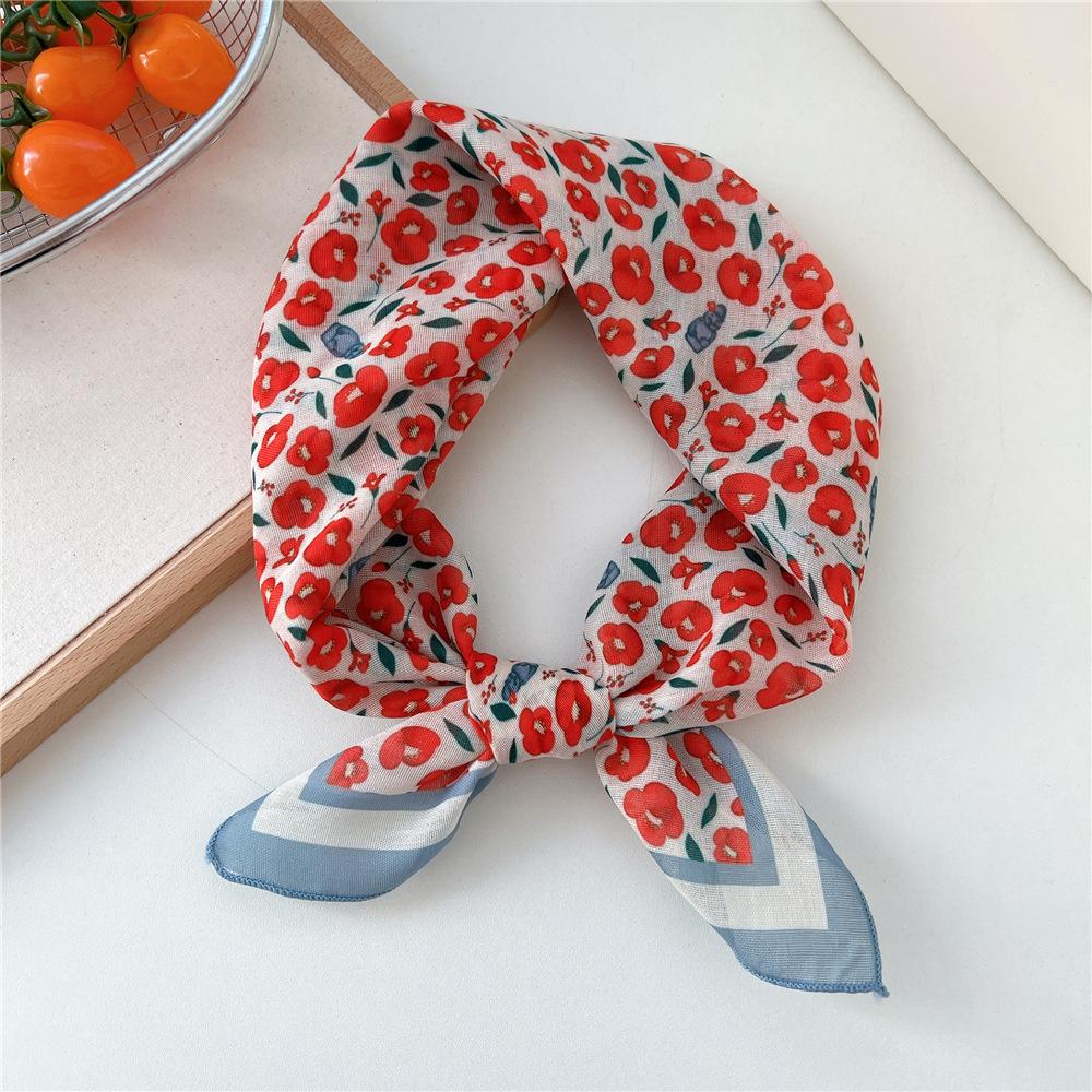 58*58cm Hair Scarf Square Scarf Hairscarf Headscarf Handkerchief Bandanas Turban Shawl Wrap Headband Hairband