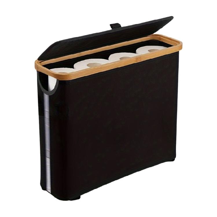Modern Bathroom Accessory Toilet Paper Basket With Generous Storage and Easy Setups Available In Black or Gray чёрный 1470₽