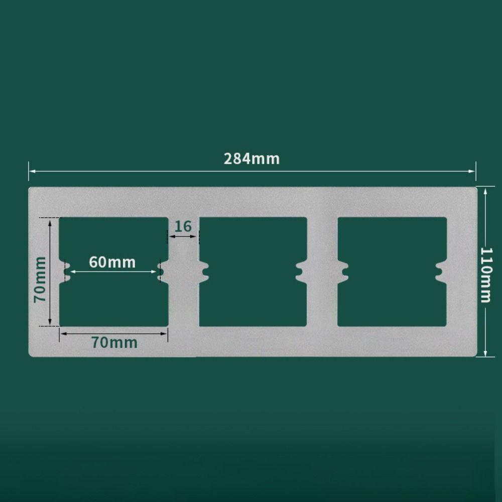 Universelle Wandpaneele Kunststoff Schalter Steckdose Rahmen Schalterabdeckung Dekorative Abdeckung Elektrisch