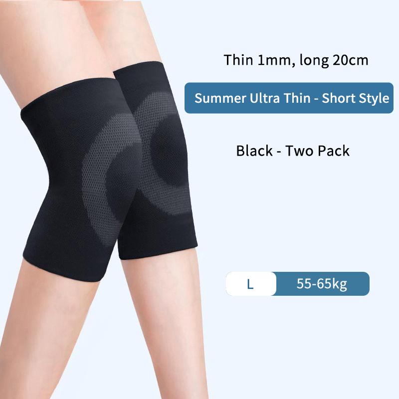 1 Pair Summer Ultra Thin Knee Support Brace Sports Knee Pads Gym Running Knee Protector Meniscus Arthritis Injury Ease Knee Pain