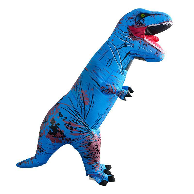 Halloween T-Rex aufblasbares Kostüm für Erwachsene & Kinder - Dinosaurier Cosplay Anzug