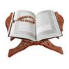 Handgeschnitzter hölzerner Buchständer für Koran, Bibel, Bhagavad Gita, Ramayana und Guru Granth Sahib, Leseständer