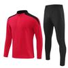 Cross-border Half-pull Long-sleeved Football Jersey Set Printed Adult Jersey Spring Autumn and Winter Long-sleeved Training Jersey Sportswear Jacket