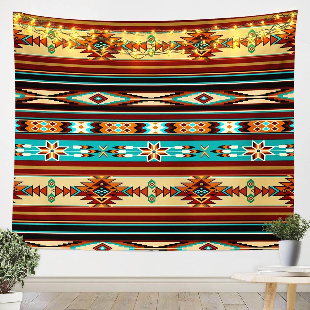 Western Wall Hanging Boho Aztec Wall Tapestry Kids Boys Girls Cowboy Cowgirl Horse Dreamcatcher Tapestry Luxury Southwestern