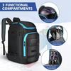 Multifunctional Ski Backpack with Dry/Wet Separation and Large Capacity