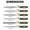 Woodworking Wood Rasp For Stone Glass Hand Tools Needle Rasp  File File File Set Steel Rasp