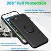 Luxury Liquid Silicone Magnetic Cases For For Iphone 15 14 13 12 11 Pro Max XS XR 6 6s 7 8 Plus SE  Soft Cover With Ring Holder