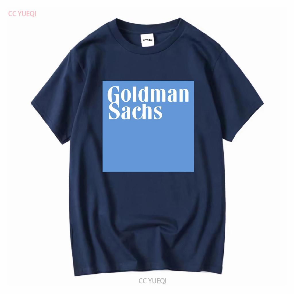 Goldman Sachs Logo T Shirt USA Size S XXL Long or Short Sleeves Vintage Washed Stylish Stretched Comfortable Versatile Graphic