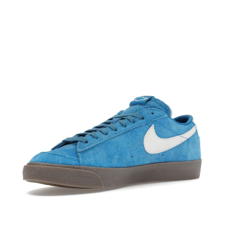 Nike Devin Booker X Chevrolet X Blazer Low Surf Blue Unisex Sneakers Sail Gum-Dark-Brown HV2197-400