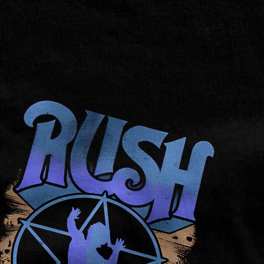 Herren T-Shirt Bestes Cover Rush Band Musik T-Shirts Mode Sommer T-Shirts Tolles Design Reine Baumwolle Oberteile Übergröße