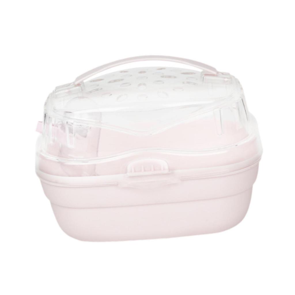 Hamsters Travel Carry Cage Carrying ° Transparent Window Versatile for Hedgehog