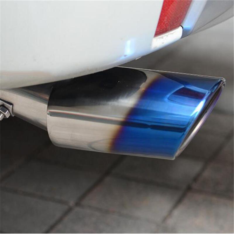 Car accessories Stainless steel chrome exhaust tube tail pipe Case for Mitsubishi PAJERO V31 V33 V73 V93 V97 2007-2019