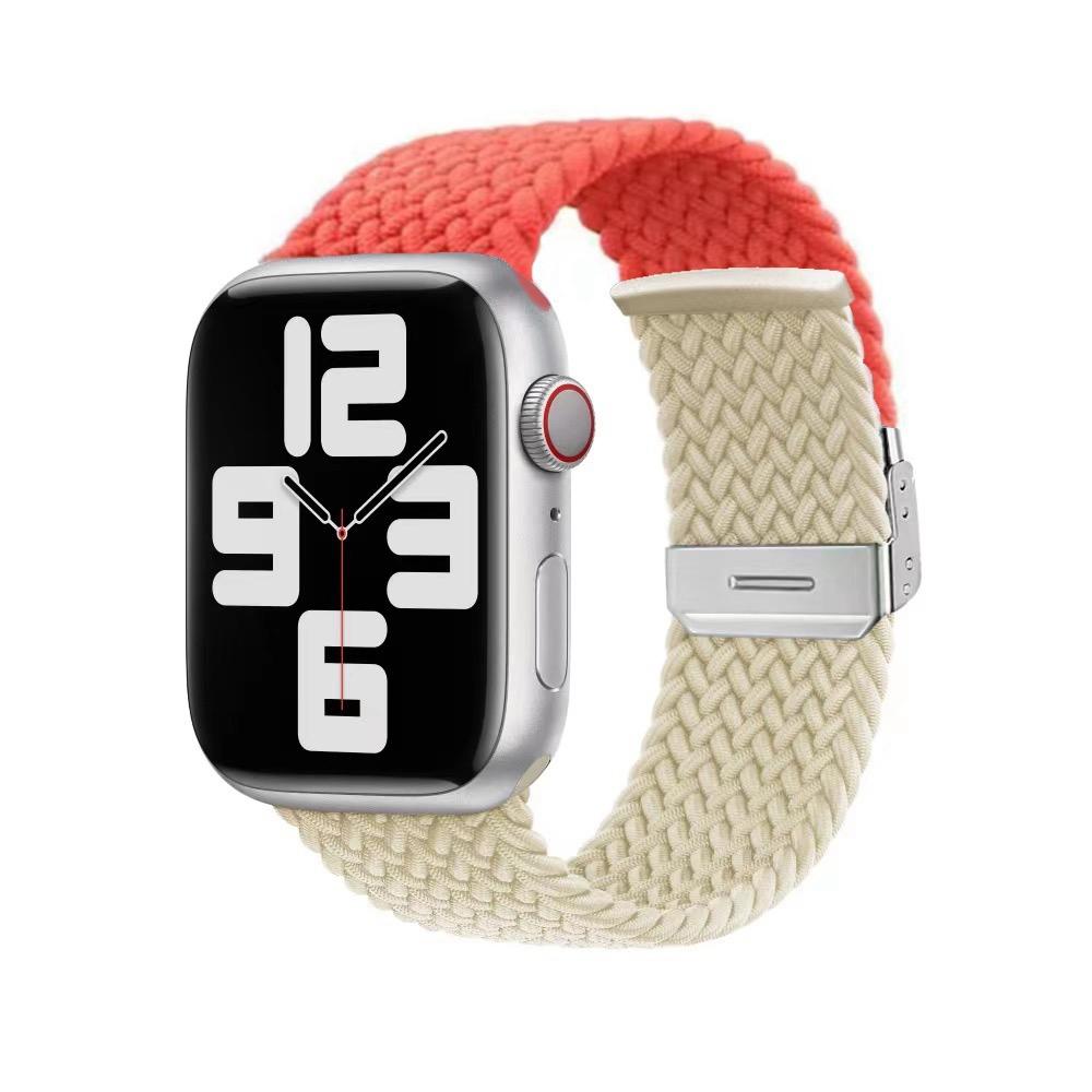 Braided Solo Loop Strap For Apple Watch Band 44mm 40mm 45mm 41mm 42mm Elastic Nylon Correa Bracelet iWatch Series 4 5 Se 6 7 3 8