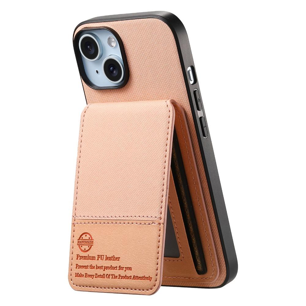 RFID-blockierende Brieftasche mit Kartenhalter-Halterung, Telefonhülle für iPhone 16 E 16 Plus 15 14 13 12 11 Pro Max, Flip-Lederhülle