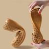 2026 Women's Summer Baotou Hollow Flat Sole Sandal Soft Sole Non Slip Shallow Slip-On Beach Sandal Lght Nurse Shoes Cave Shoes