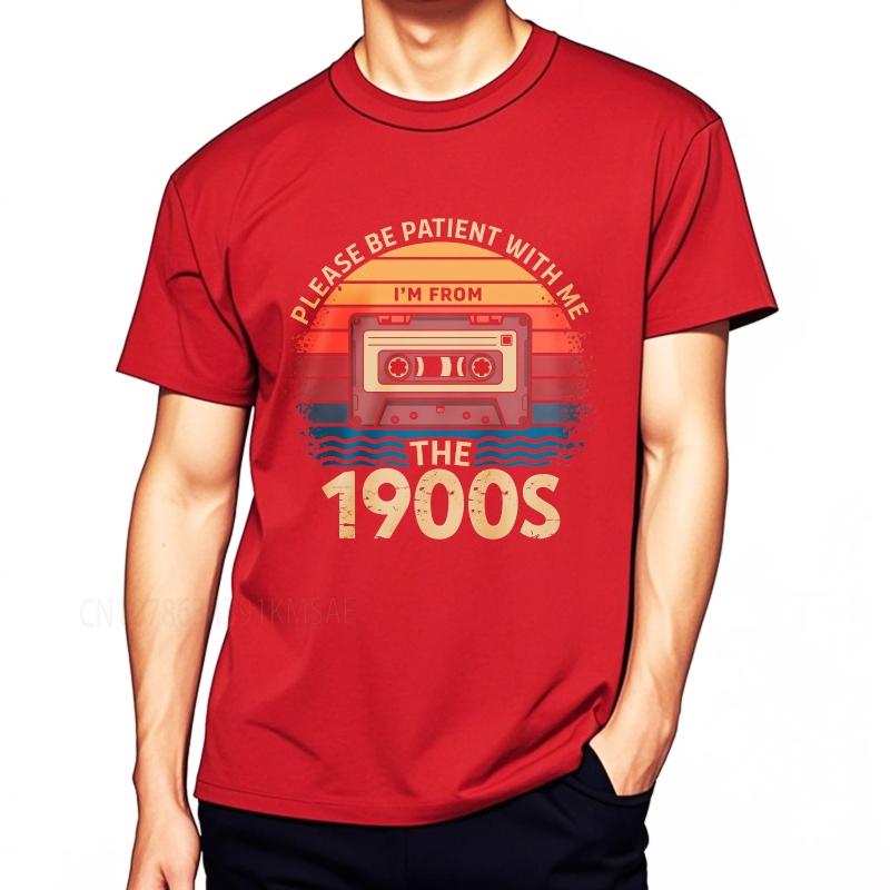 Big size summer Boys t shirt Please Be Patient With Me Im From The 1900s Short Sleeve Workout Oneck Tee shirt cotton men top