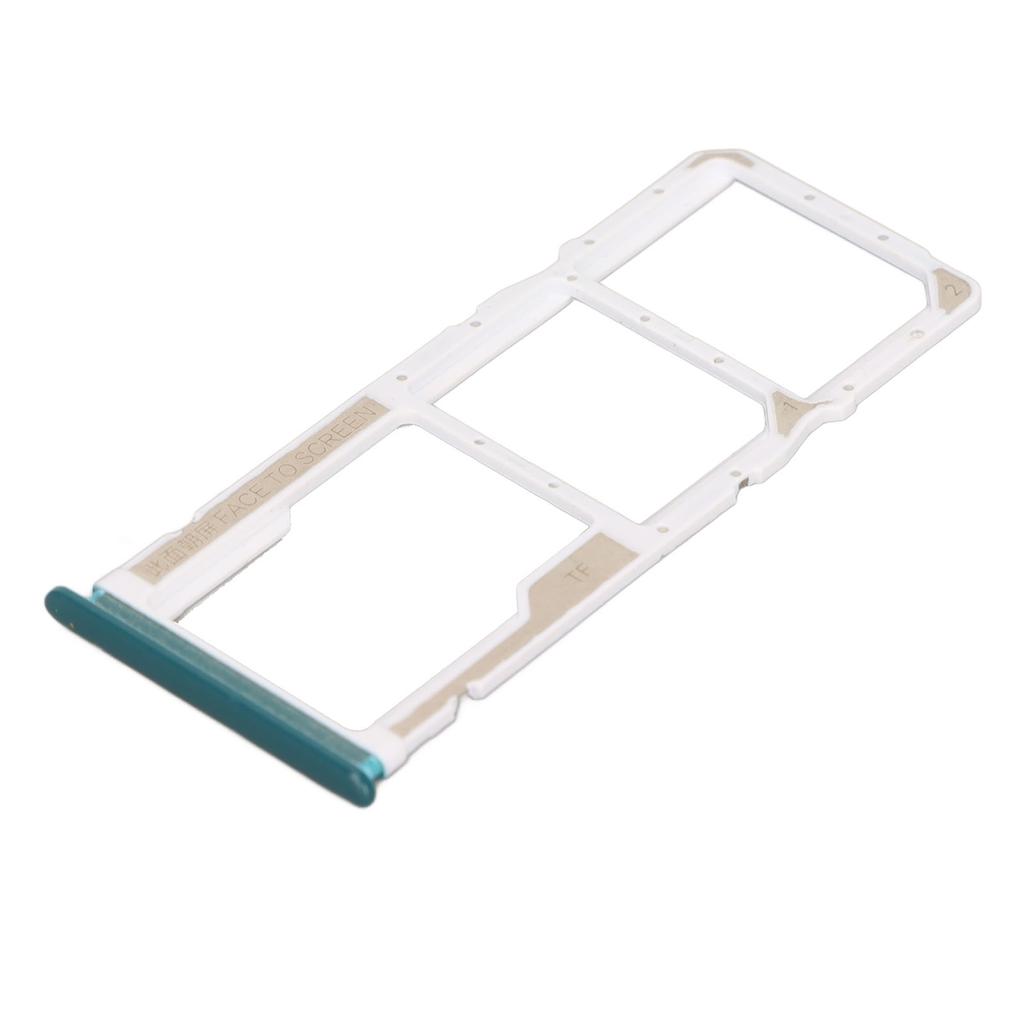 Ersatz SIM-Kartenfach Speicherkartensteckplatz Halter mit Auswurfstift Bürste für Xiaomi Redmi Note 9 Grün
