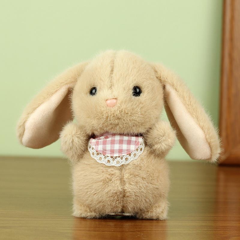 Lapin en peluche mignon et doux, peluche à longues oreilles, compagnon de sommeil amusant pour bébé, décoration délicate pour la maison, cadeaux pour enfants