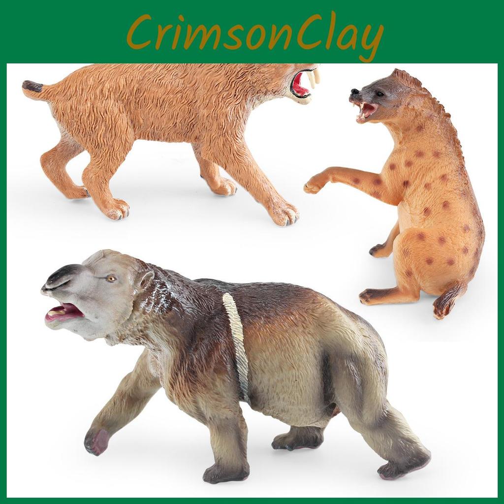 Childrens Prehistoric Toxodon Wild Dogs Machairodus Static Models With Pvc For Classroom And Playroom Decor