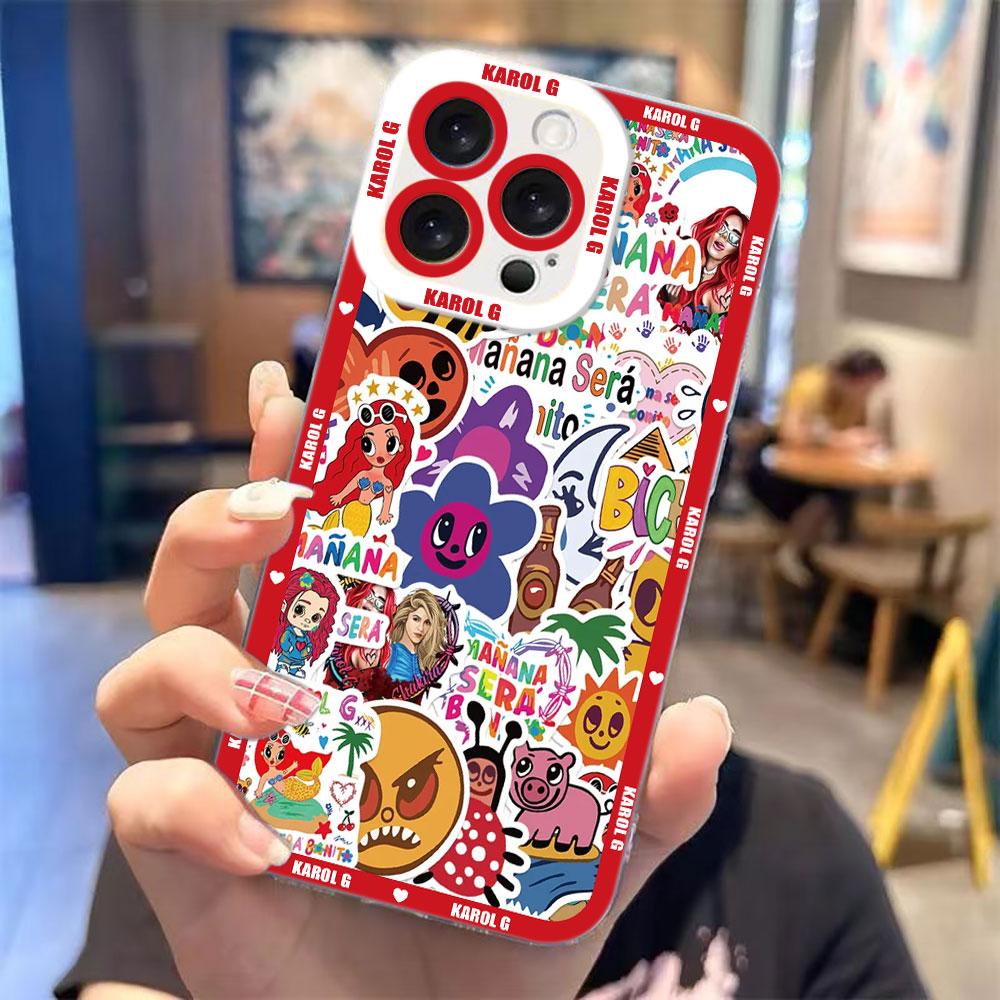 

K-Karol G Sera Bonito Manana Clear Phone Case For VIVO V20 V21 V21E V23 V23E V25 V27 V27E V29E V30E V30 V40 V50 V60 Y02 Y03 Case VIVOV235G