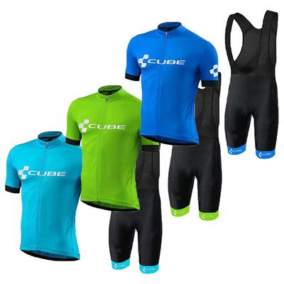 CUBE Cyklistický dres s krátkým rukávem Rychleschnoucí Cyklistické oblečení Silniční MTB Kolečkové bruslení Unisex Sportovní oblečení