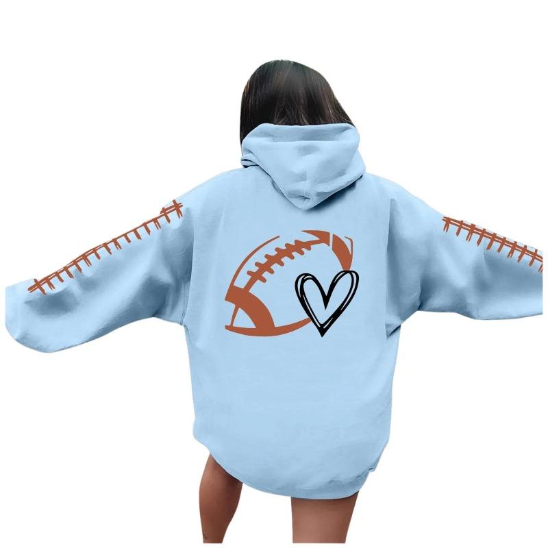2025 Autumn/Winter New Golf Printed Sports Hoodie Women's Off Shoulder Sleeve Y2k Plus