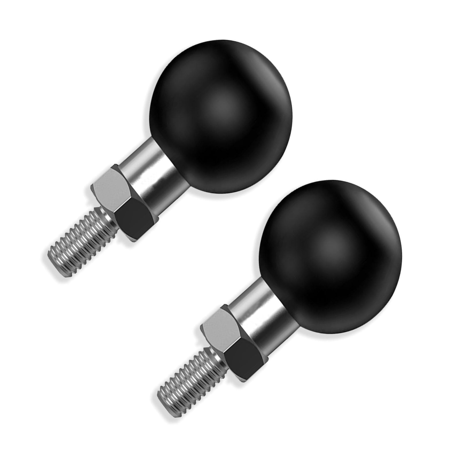 

Mohists 1 Inch Ball Mount Baseball Holder Threaded Bolt 1/4~20 1 inch screw ball чёрный