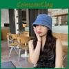 Fashionable Denim Japaneseinspired Bucket Hat For Women Breathable Shield Uv