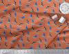 Soimoi Japan Crepe Satin Fabric Waves,Whale & Dolphin Ocean Decor Fabric Printed metre 42 Inch