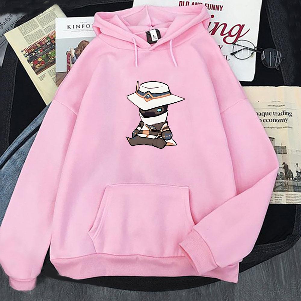 VALORANT Anime Hoodie Cypher Oversized Sweatshirt Felpa Moletom Cartoon Print Long Sleeve 2022Winter Tracksuit Men Unisex Casual