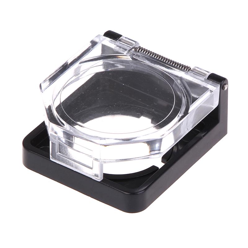 Black 22Mm Clear Plastic Push Button Switch Guard Protector