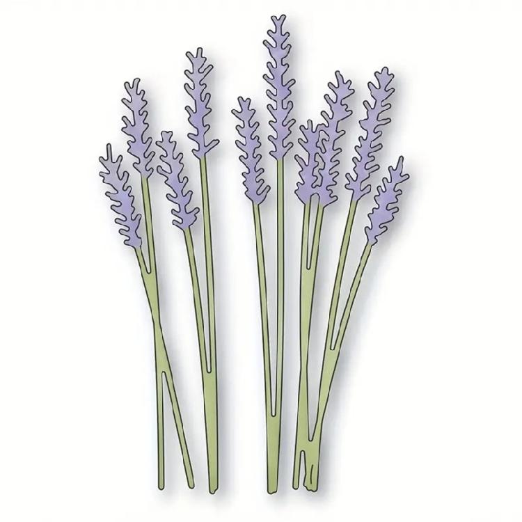 Lavender Metal Cutting Dies Stencils for DIY Scrapbooking Album Card Photo Decor