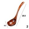 Cooking Utensils Long Handled Bamboo Wooden Soup Spoons Kitchen Utensils Ladle