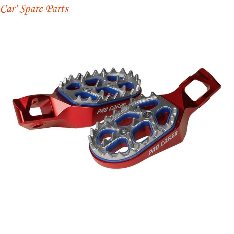 

Y4UA Aluminum Foot Pegs Rests Footpeg Pedals For 85SX 2018-2026 125/150SX Motorbike красный