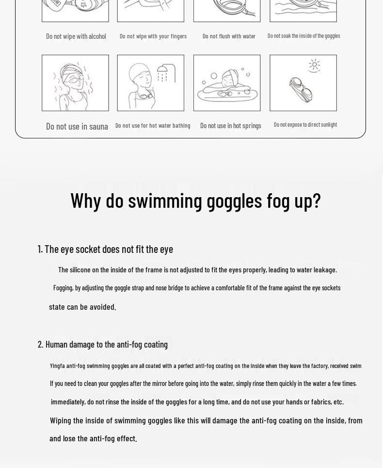 Bequeme Anti-Beschlag Wasserdichte HD Schwimmbrille für Kinder - Kein Kopfdruck