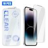 10Pcs 3D Curved Edge Zero-Border HD 9H+ Tempered Glass Screen Protector For iPhone 17 Pro, Bubble-Free Auto Adsorption Film
