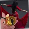 4PCS Mini Copper Finger Cymbals y Dance Hand Cymbals Musical Instrument ,Dancing & Performances Instrument