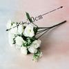 15 Head Real Happy Flower Mini 6 Colors Valentine's Day Flowers Photography Photo Gift Rose Flowers Decorative Home Decorative