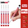 1/8/40/80Pcs Long Head Markers Pen Multi-purpose for Woodworking Tile Decoration Deep Hole Marker Pens Red/Black/Blue/Green Ink