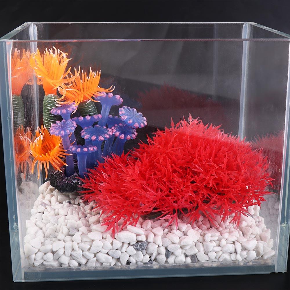 Aquarium Accessories Silicone Coral Reef Stone Artificial Coral Fake Coral Fish Tank Decoration